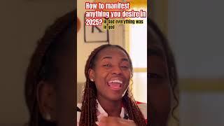 How to manifest anything you desire in 2025? #viralshort #manifestation #2025 #spirituality