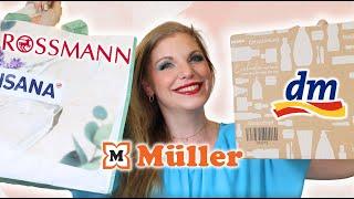 XXL Drogerie Beauty Neuheiten Haul  dm & Rossmann & Müller