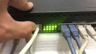 Testing Mikrotik RB2011UiAS-RM all Port SFP Ethernet