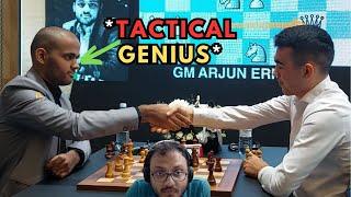 Arjun Erigaisi is a tactical monster | Arjun vs Haik Martirosyan | Satty Zhuldyz 2023