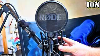 Rode NT1 How to Connect to PC using Audio Interface for Large Diaphragm Condenser Microphone