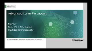 LUG 2022: [Tutorial] Advanced Lustre File Layouts