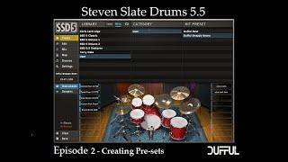 Steven Slate Drums 5 - Creating pre-sets from scratch.