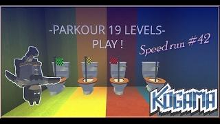 Kogama   Parkour 19 Levels Speed Run #42