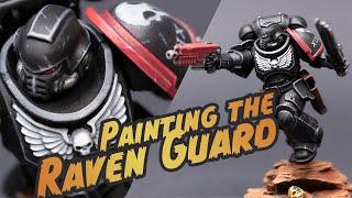 How to paint a Raven Guard Intercessor - Space Marine - Warhammer 40K