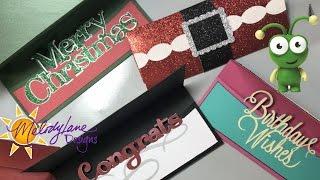 Money Holding Cards Made with Cricut Explore Air