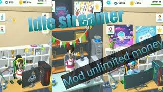 Idle Streamer! MAX LEVEL ROOMS, GAMING GEARS EVOLUTION! Idle Streamer mod unlimited money