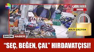 Hırsızlar hırdavatçıyı canından bezdirdi