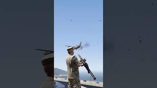 Military Defense in Action – Soldier Brings Down Unidentified Aircraft!