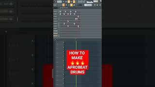 HOW TO MAKE AFROBEAT DRUMS IN FL 20 #afrobeats #afropop #drums #flstudio #producer #beats #howto