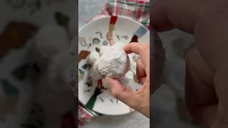 Russian Tea Cakes (Cookies) Made with Chopped Walnuts and Powdered Sugar - Happy Bake Day