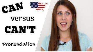 Can vs Can't | American English Pronunciation