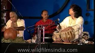 Zakir Hussain and Sivamani Jugalbandi in 1990's - most fabulous gathering of Indian classical doyens