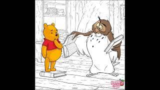 Painting by the numbers-Winnie the Pooh-Winnie and Owl