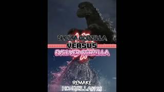 Evolved Godzilla (GXK) Vs Showa Godzilla (1975)