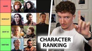 Justin ranked Game of Thrones Charaktere! ️