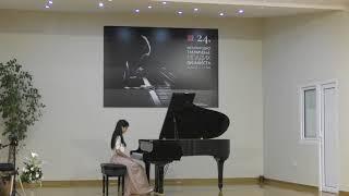 Alona Caspit (11) at Sabac competition for young pianists (Serbia)