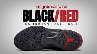 BLACK / RED 2023 Air Jordan 37 GS