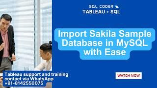 How to import Sakila Sample Database in MySQL Workbench | How to create ER diagram in SQL?