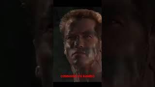 Comando vs Rambo .schwarzenegger  Stalone#shorts #movie #action #80s