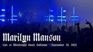 MARILYN MANSON -  Live at Mississippi Coast Coliseum, Biloxi, MS - September 16, 2024  - 4K