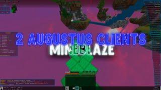 2 AUGUSTUS CLIENT VS MINEBLAZE / РАЗНЕСЛИ ВЕСЬ БЛЕЙЗ? MINEBLAZE/DEXLAND - Майнкрафт с читами