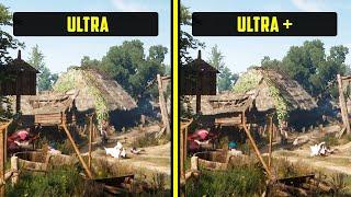 Witcher 3 Ultra vs Ultra+ Graphics Comparison