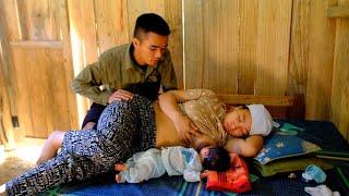 Pregnant women giving birth - Gardening in the field _ Phuong's family life