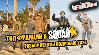 ТОП 15 ФРАКЦИЙ В SQUAD / ПЛЮСЫ И МИНУСЫ / РАЗБОР