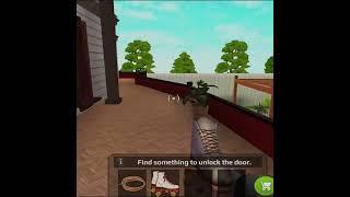 Mr. Stranger's Bear Pushed him from his staircase railing | Scary Stranger 3D | #shorts