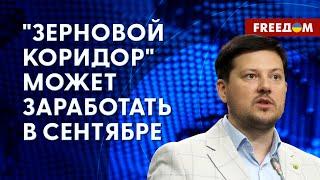 ️️ Экспорт зерна из Украины Черным морем МОГУТ ВОЗОБНОВИТЬ уже с СЕНТЯБРЯ. Интервью эксперта