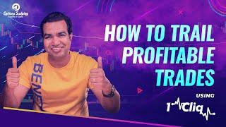 Trail Fastly in just 1 Click |  Live Bank Nifty Option Scalping | Oi Pulse #1cliq