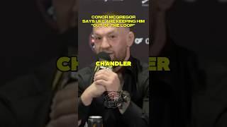 Conor McGregor Says He Is Being “Kept Out The Loop” With UFC! #ufc #mma #conormcgregor #danawhite