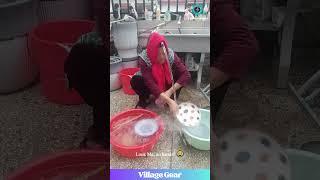 Human Dishwasher Activated!  That Head Hose is Next Level! #funnydiy  #comedygold  #weird