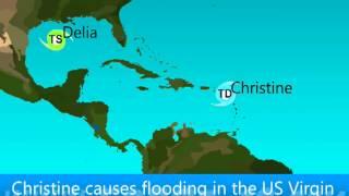 1973 Atlantic Hurricane Season Animation