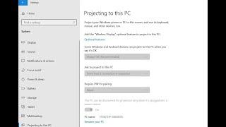 Fix Projecting to This PC is Greyed Out After Updating Windows 10 to Version 2004 or 20H2