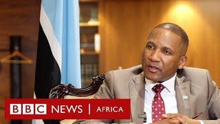 Botswana's Duma Boko on Trump, diamonds and unemployment - BBC Africa