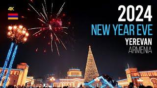 New Year eve 2024 - Republic Square, Yerevan, ARMENIA