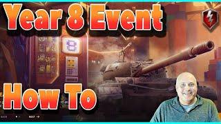 WOT Blitz YEAR 8 Event Explained | Littlefinger on World of Tanks Blitz