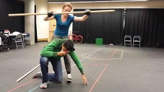 Children's Theatre of Charlotte students learn stage combat