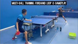 Butterfly Training Tips with Steve Moreno - Forehand Loop & Gameplay