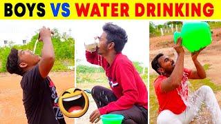 Types Of Boys Vs Drinking Water  #shorts #comedy | Mad Brothers