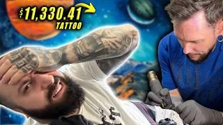 Travelled to France & Got Tattooed By One of The World's BEST ARTISTS!! (My CRAZIEST TATTOO YET)