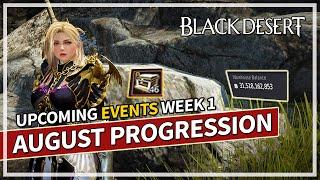 August 2023 Progression Goals Week 1 & Tier 9 Horse Attempts | Black Desert