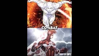 Silver surfer vs Wally west (comic base) #marvel #dccomics #shortsvideo