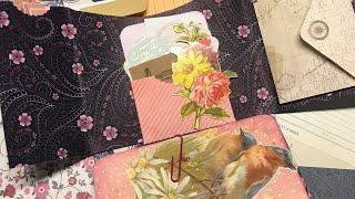 Junk Journal Folio for ephemera / penpal ideas