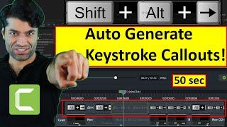 How to Show Keystrokes in Camtasia