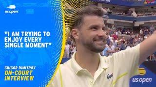 Grigor Dimitrov On-Court Interview | 2024 US Open Round 4