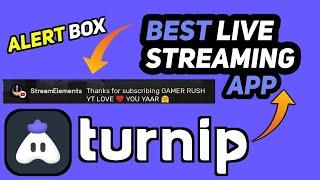 How to add alert box in turnip app | turnip livestream me subscriber alert kaise add karen