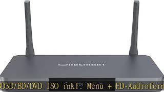 Orbsmart R81 4K Media Player | Dolby Vision | HDR10+ | UHD | 3D | HD-Audio | USB 3.0 für Festplatte